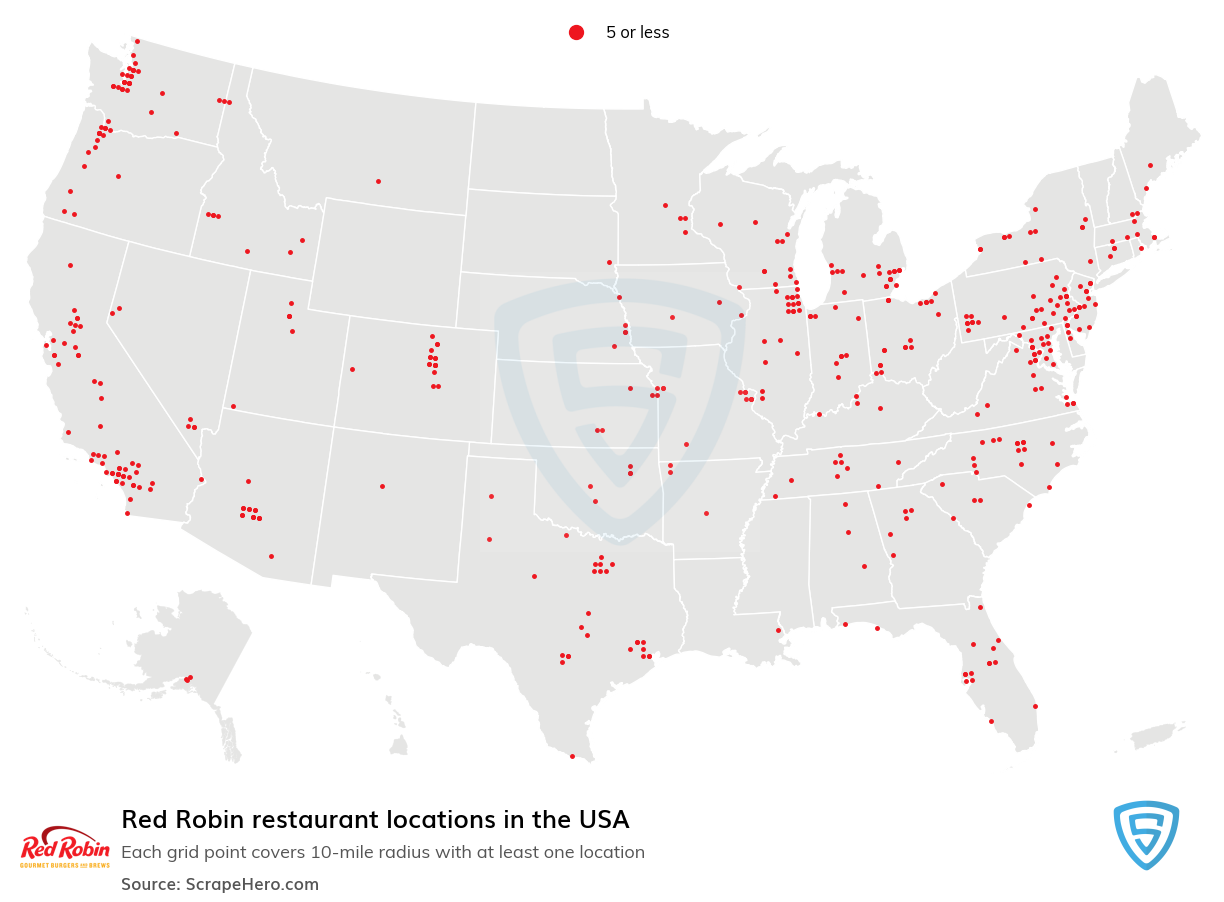 Red Robin restaurant locations