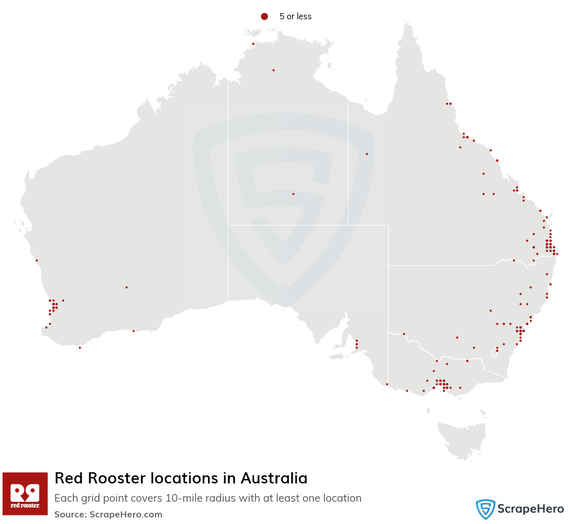 Map of  locations in Australia in 2025