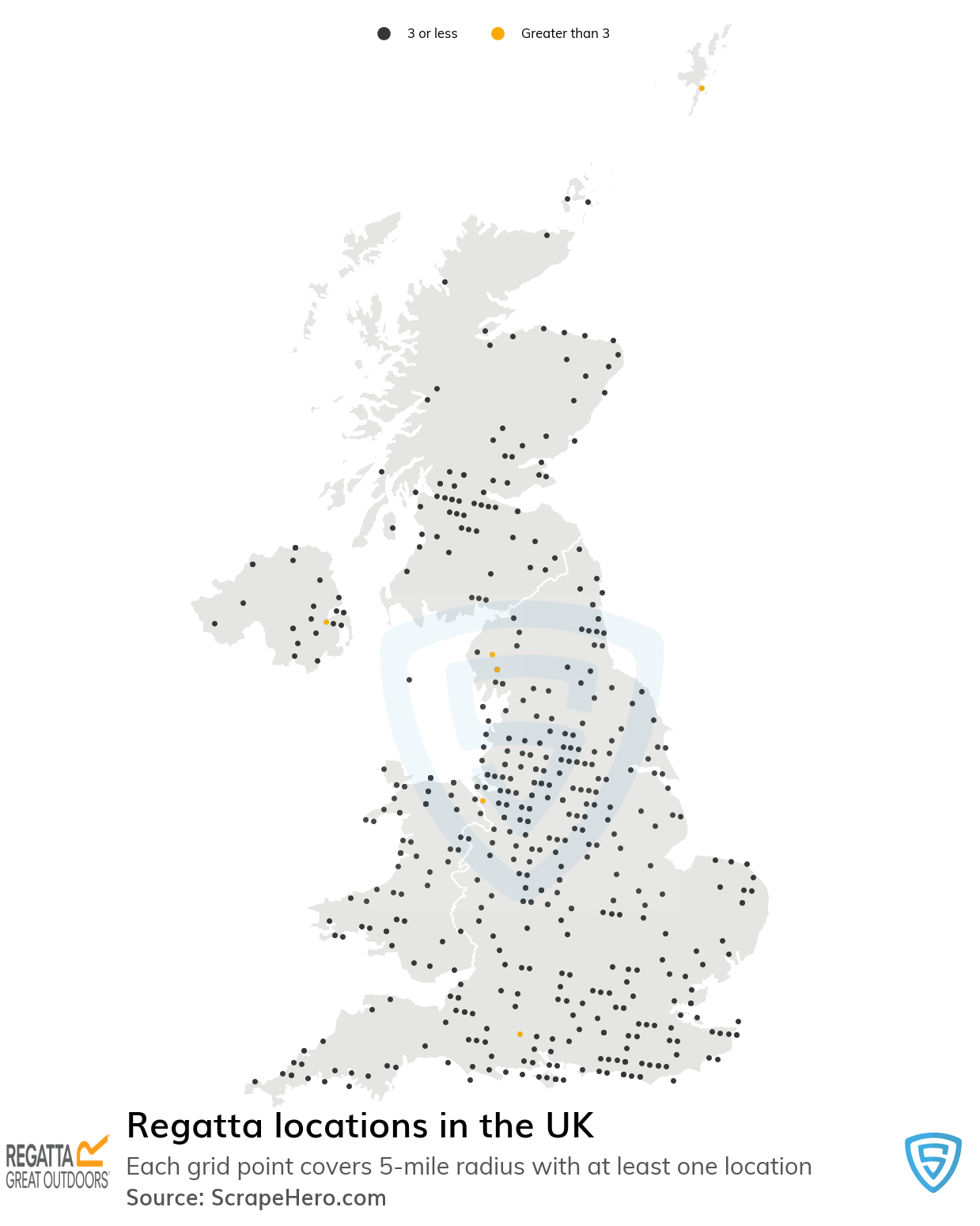 List of all Regatta store locations in the UK - ScrapeHero Data Store