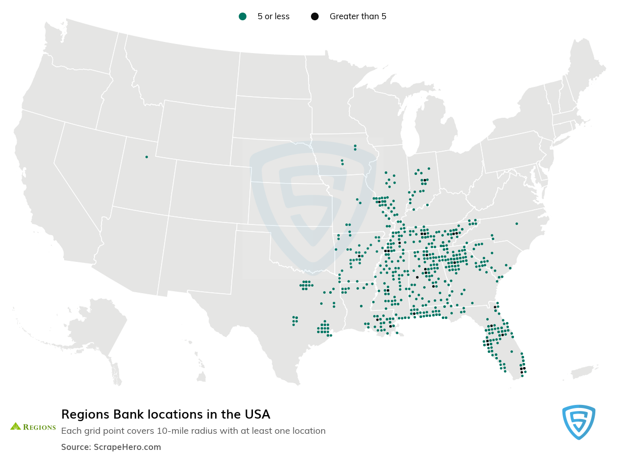 Regions Bank locations