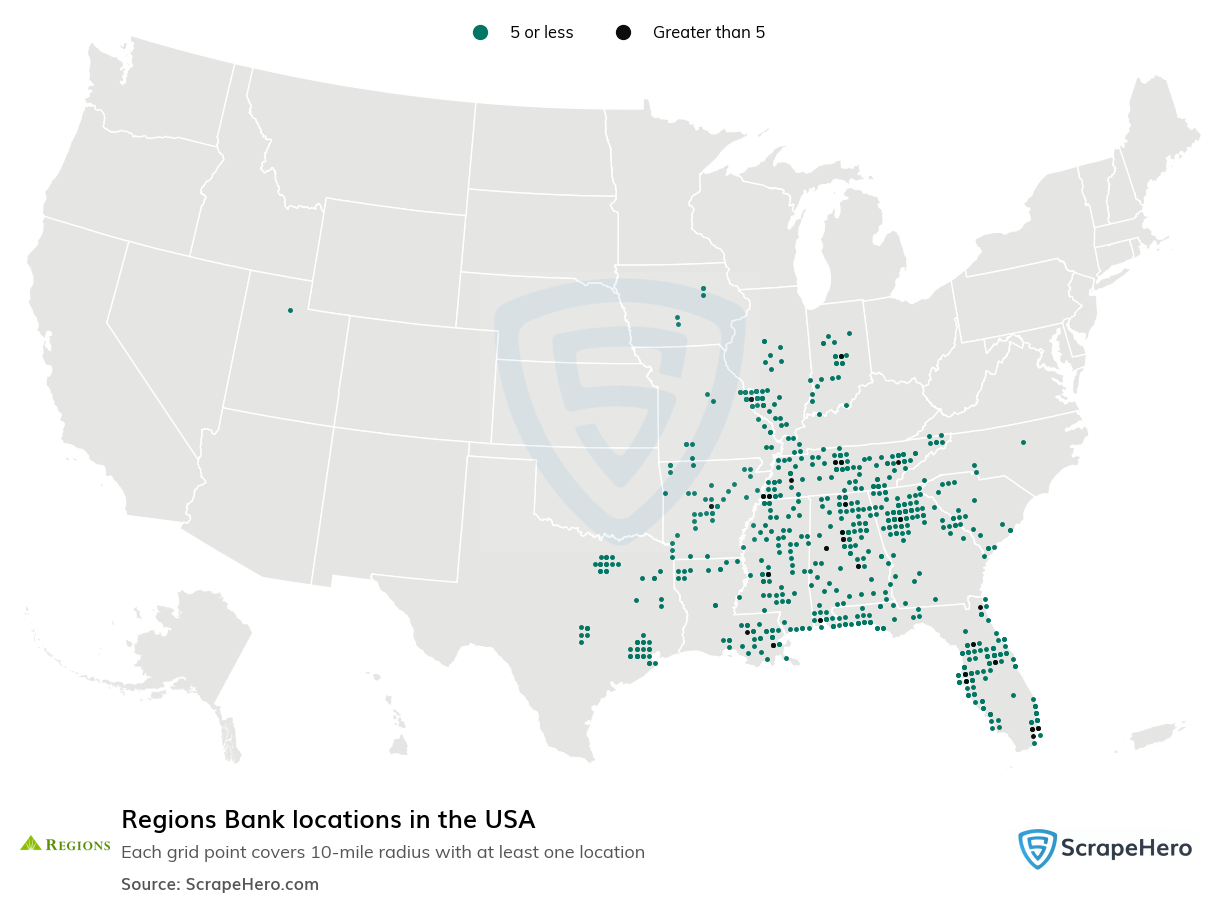 Regions Bank locations