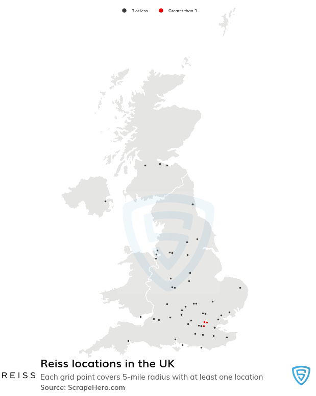 Reiss retail store locations