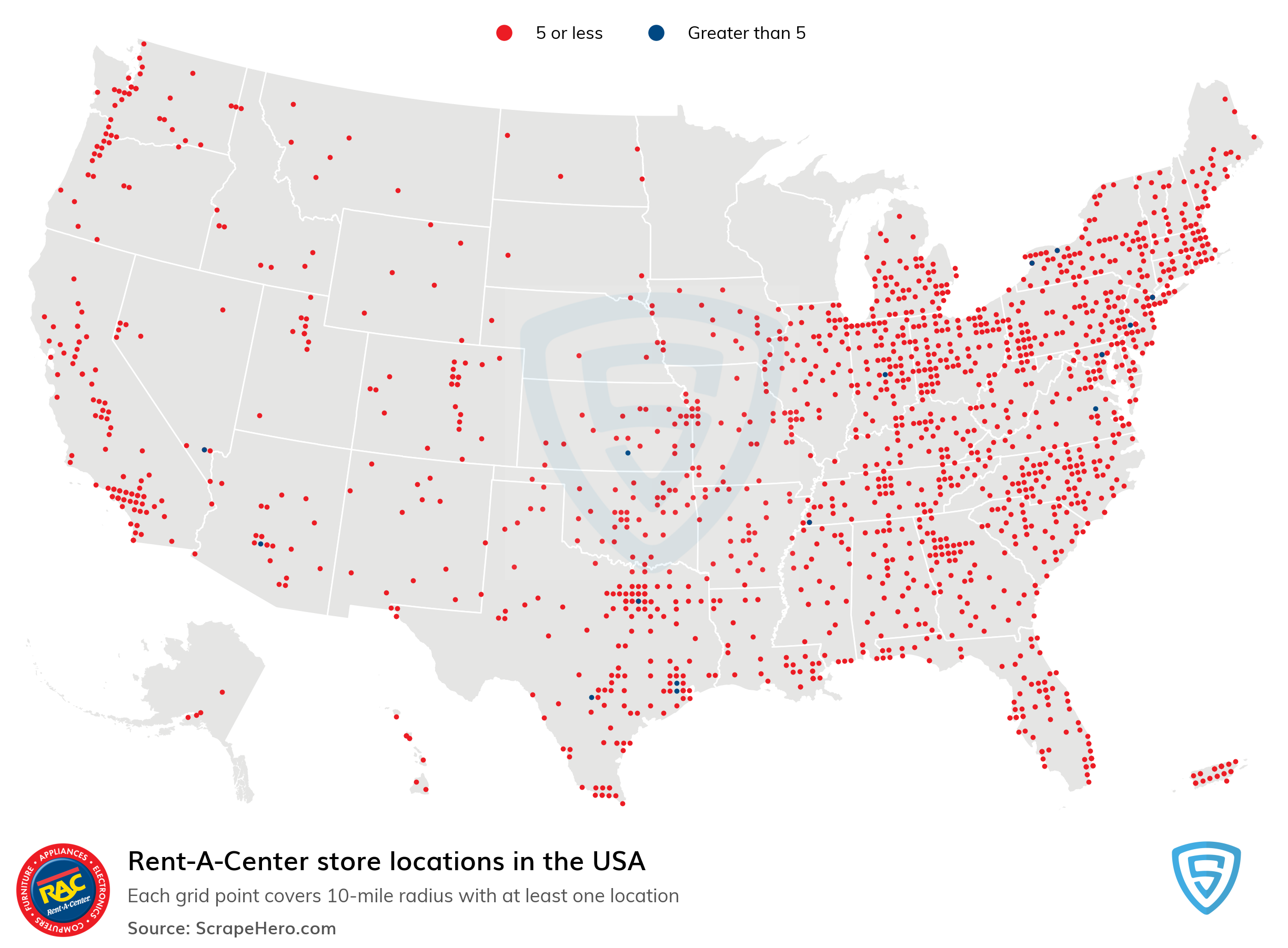 List Of All Aarons Store Locations In The Usa Scrapehero Data