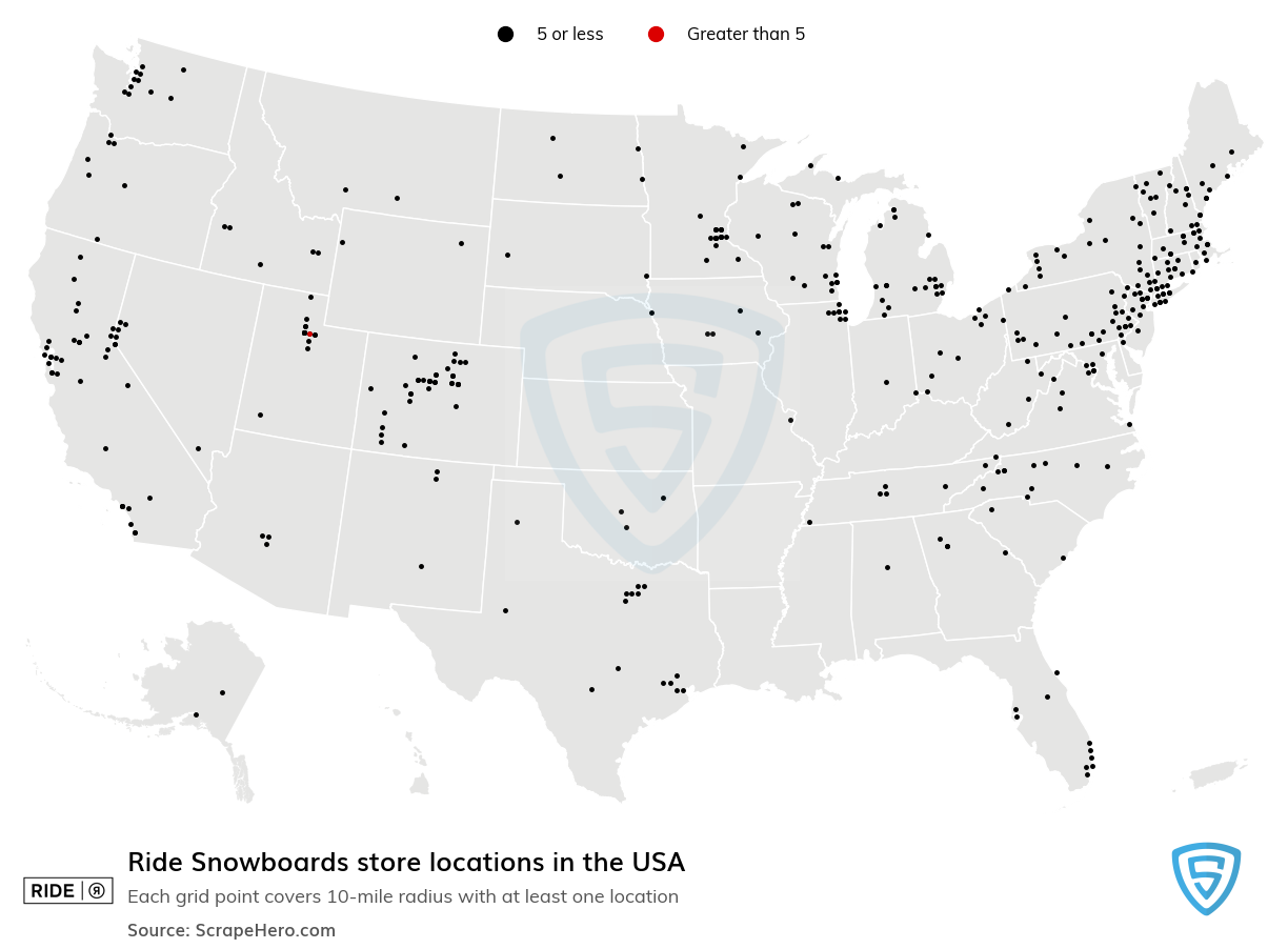 Ride Snowboards store locations
