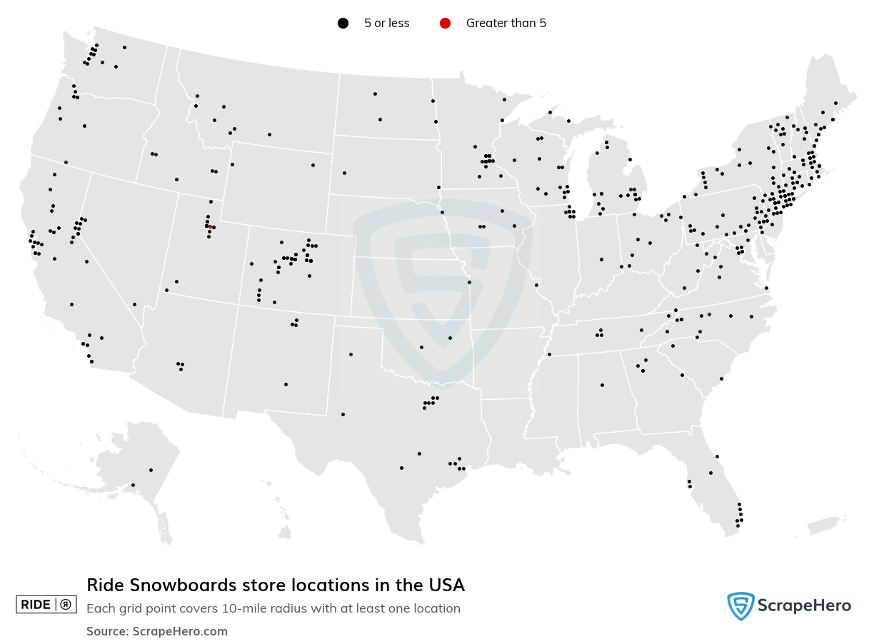 Ride Snowboards store locations