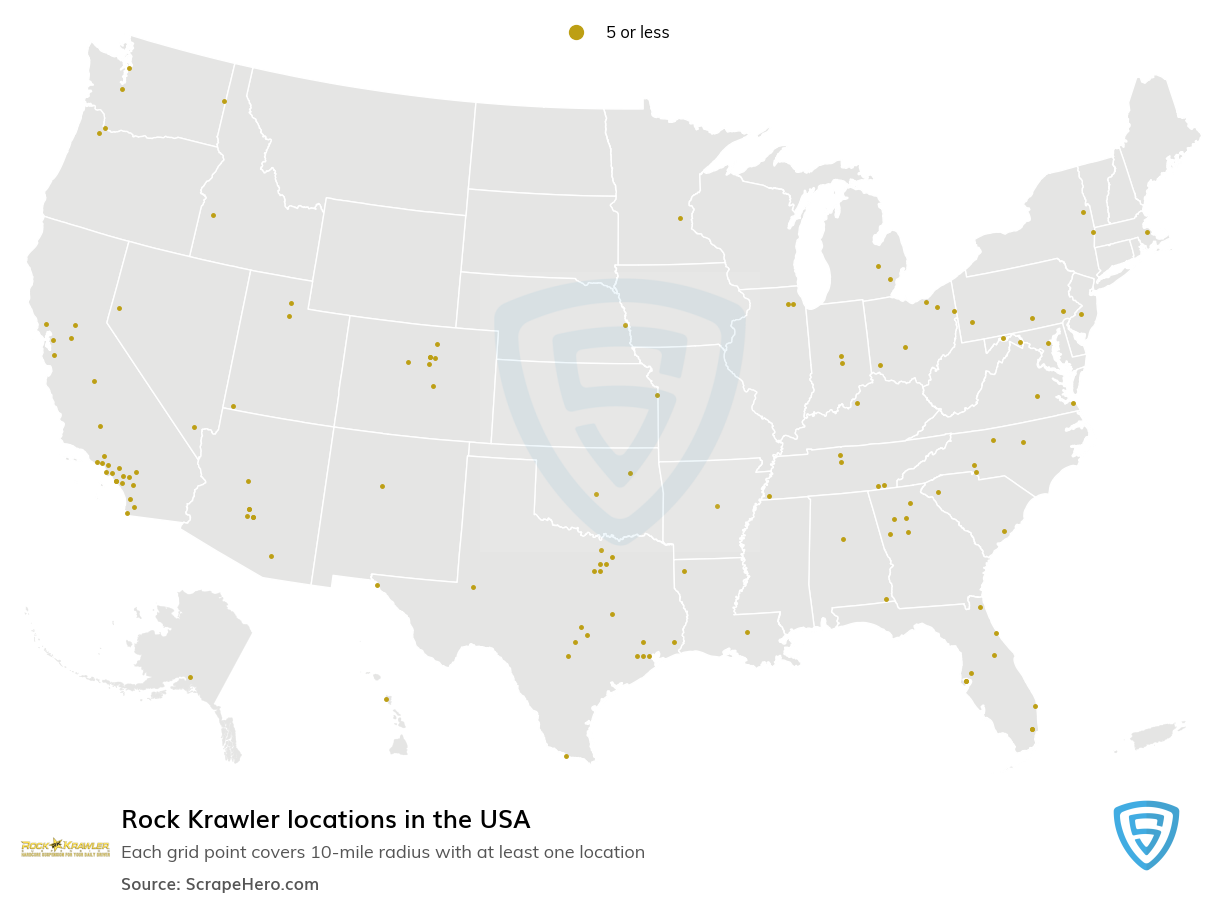 Rock Krawler locations