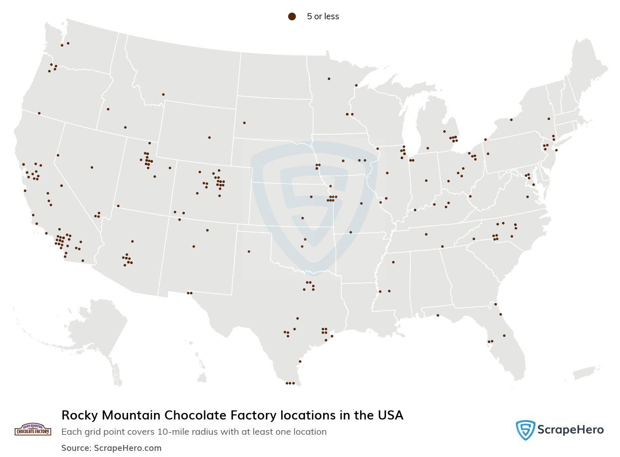 Rocky Mountain Chocolate Factory locations