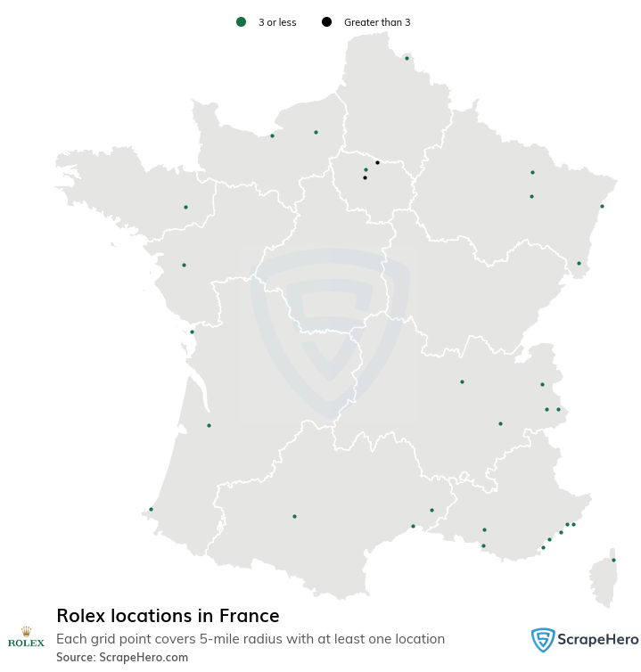 Rolex locations