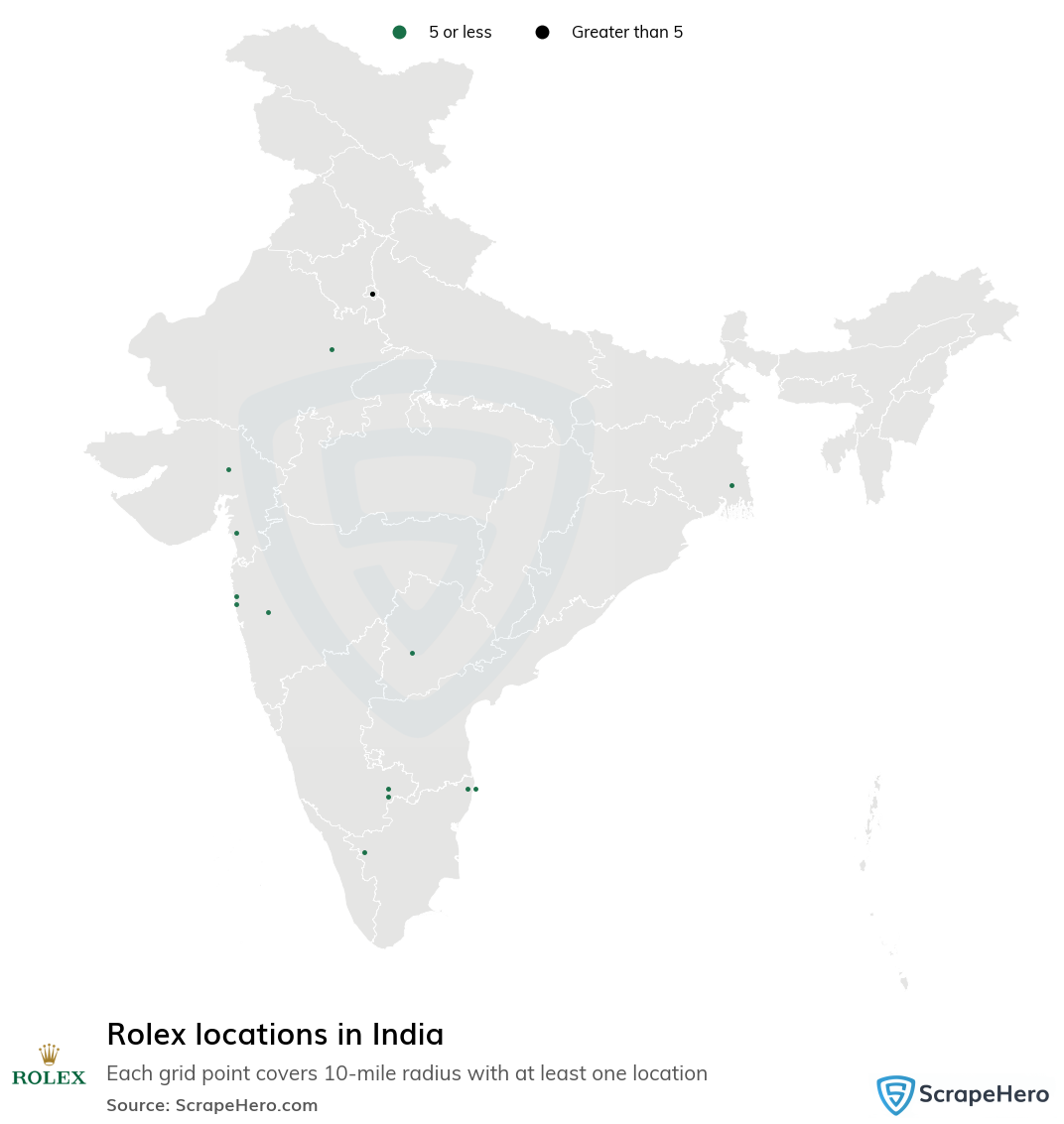 Rolex locations