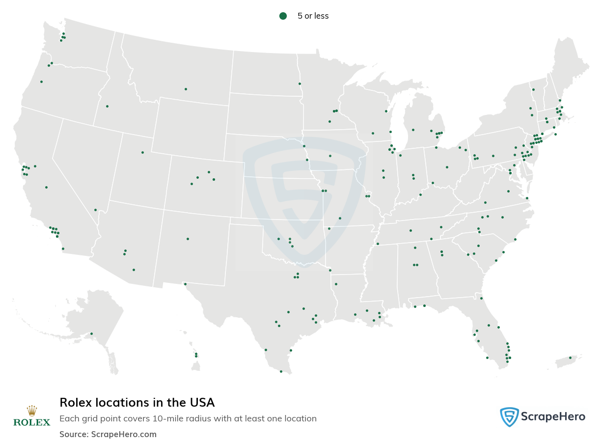 Rolex locations