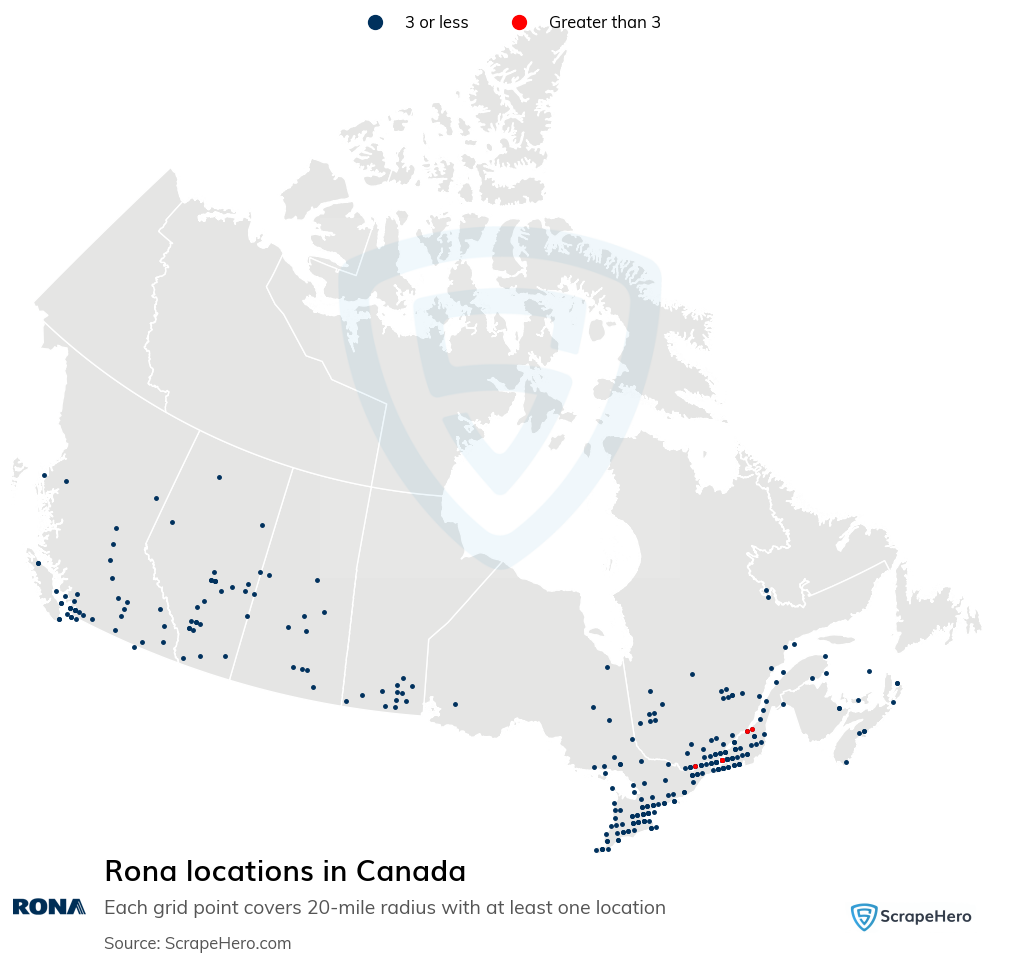 Rona store locations