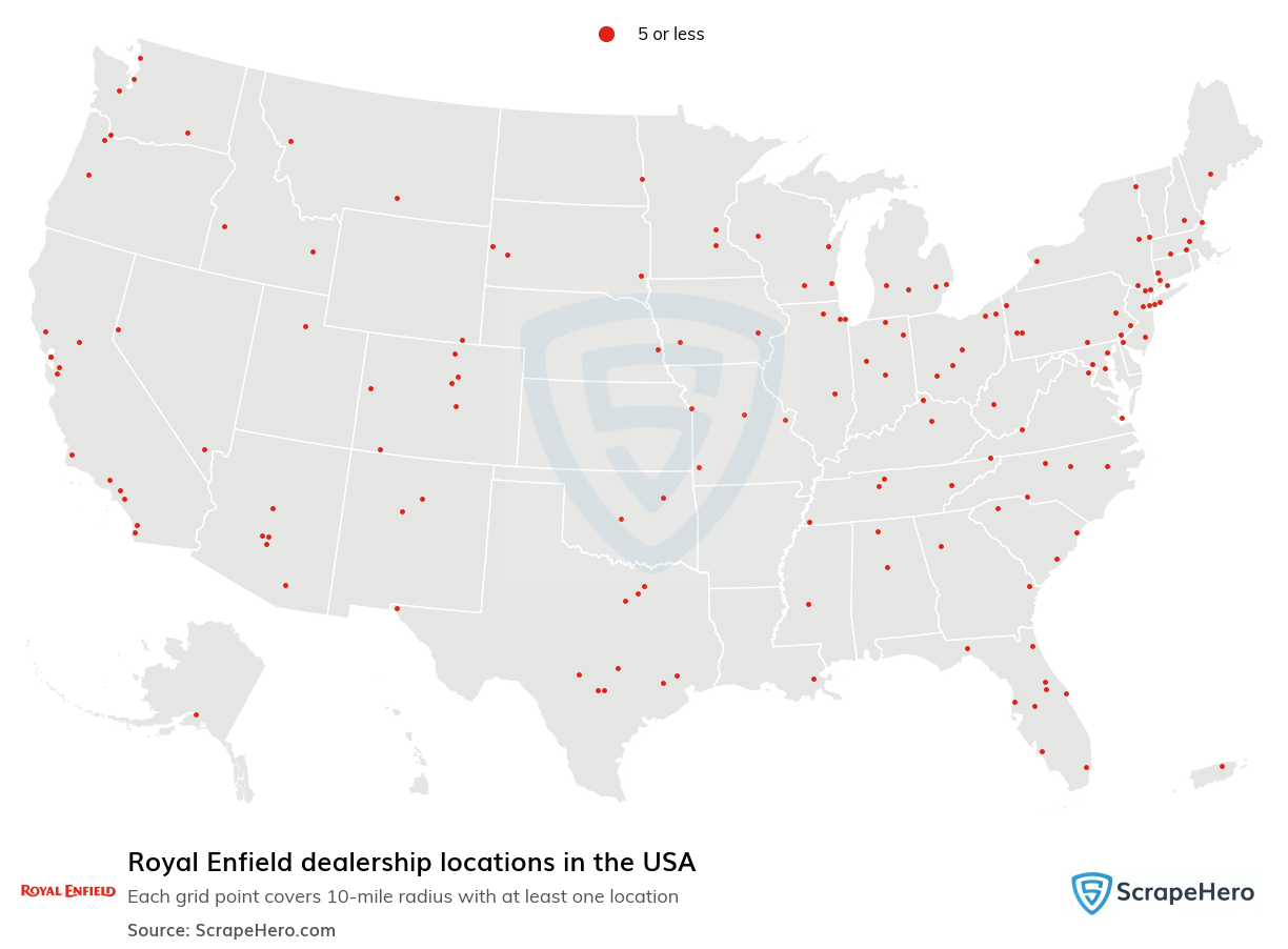 Royal Enfield dealership locations