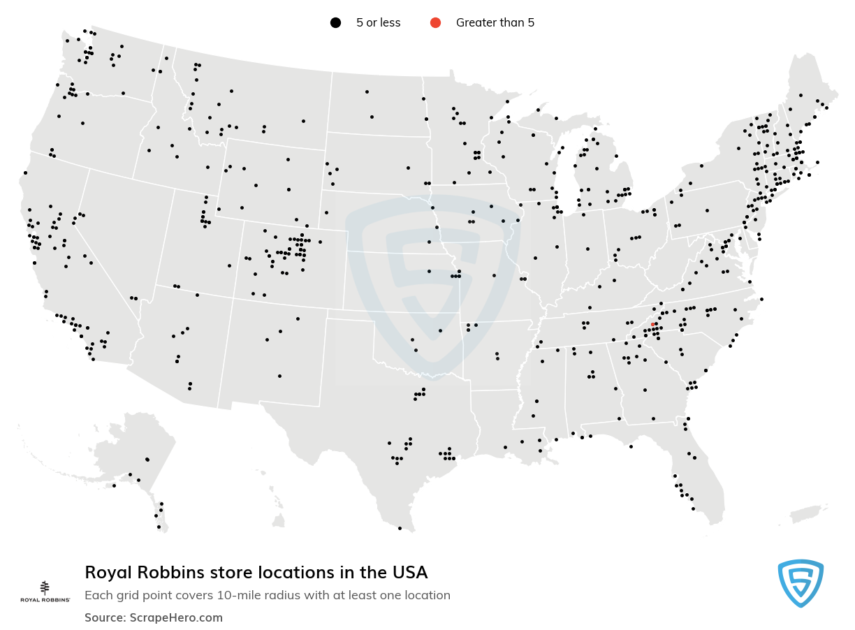 Royal Robbins store locations