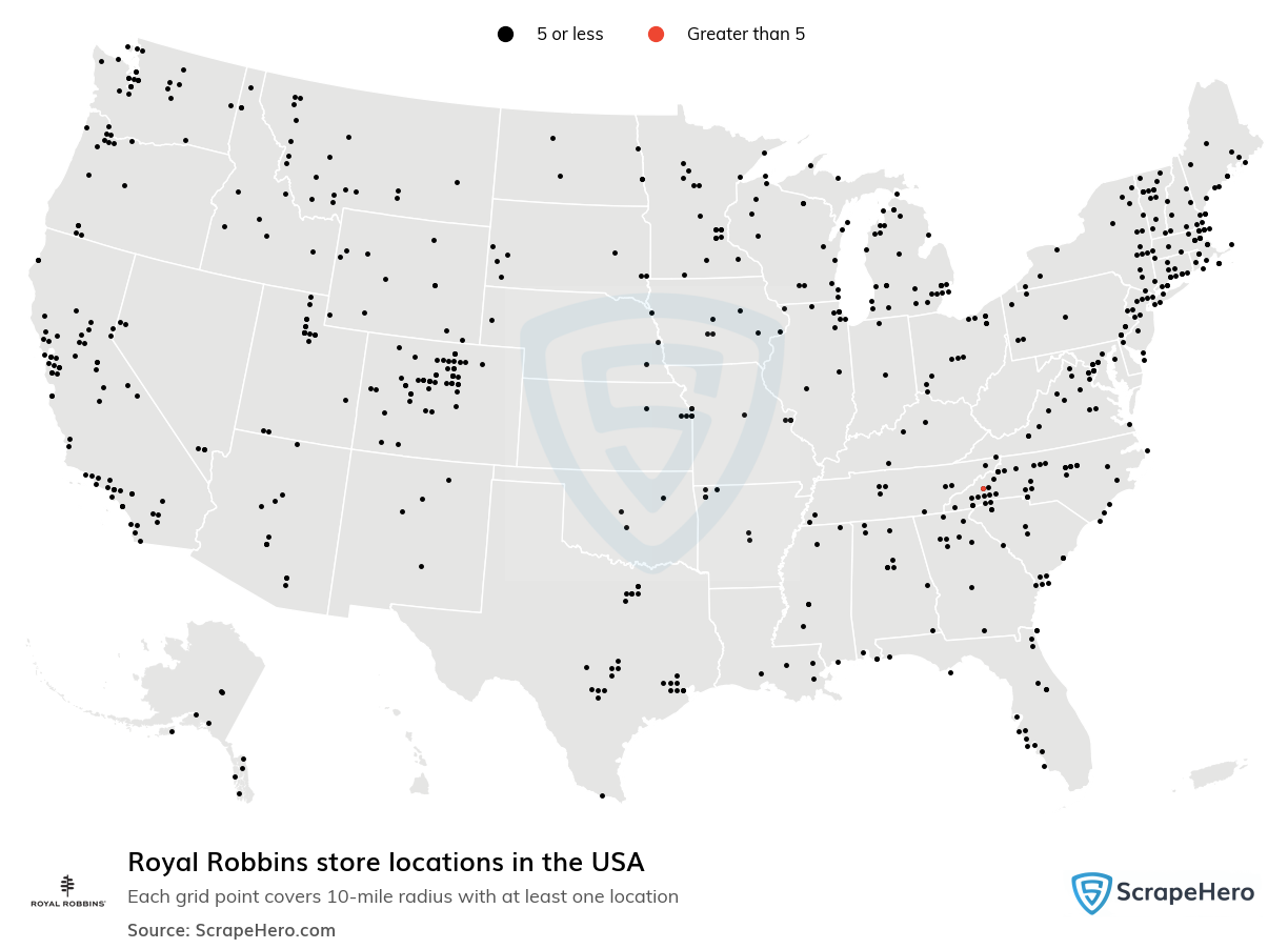 Royal Robbins store locations