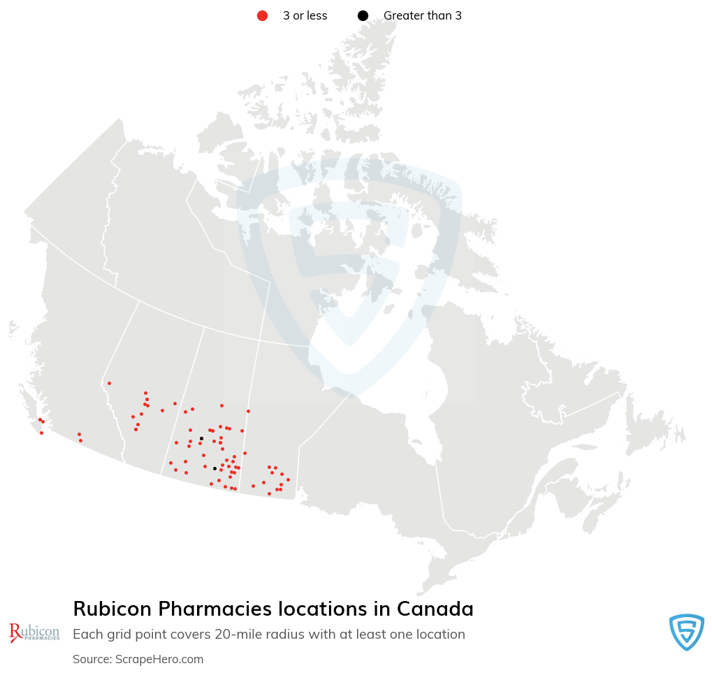 Rubicon Pharmacies pharmacy locations