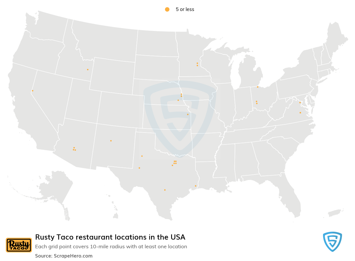 Rusty Taco restaurant locations