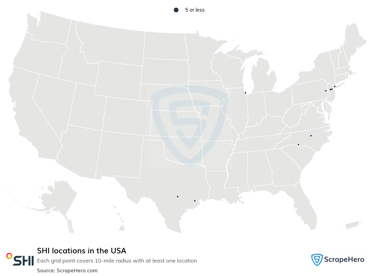 SHI locations