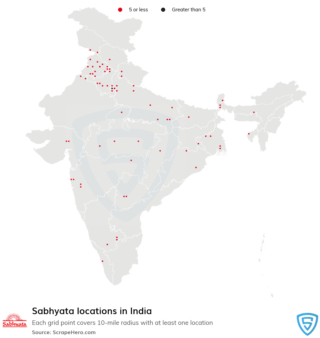 Sabhyata store locations