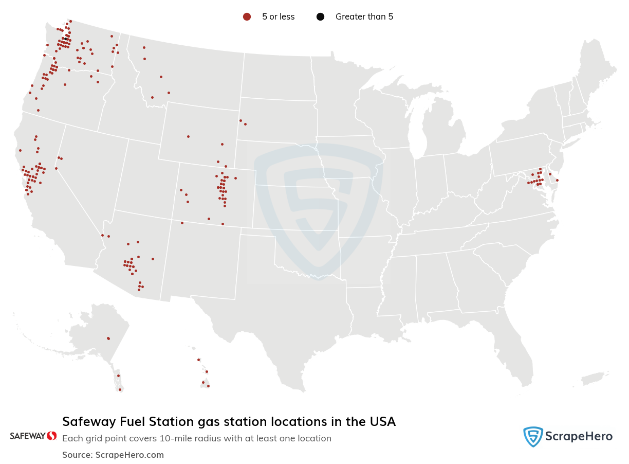 Safeway Fuel Station gas station locations