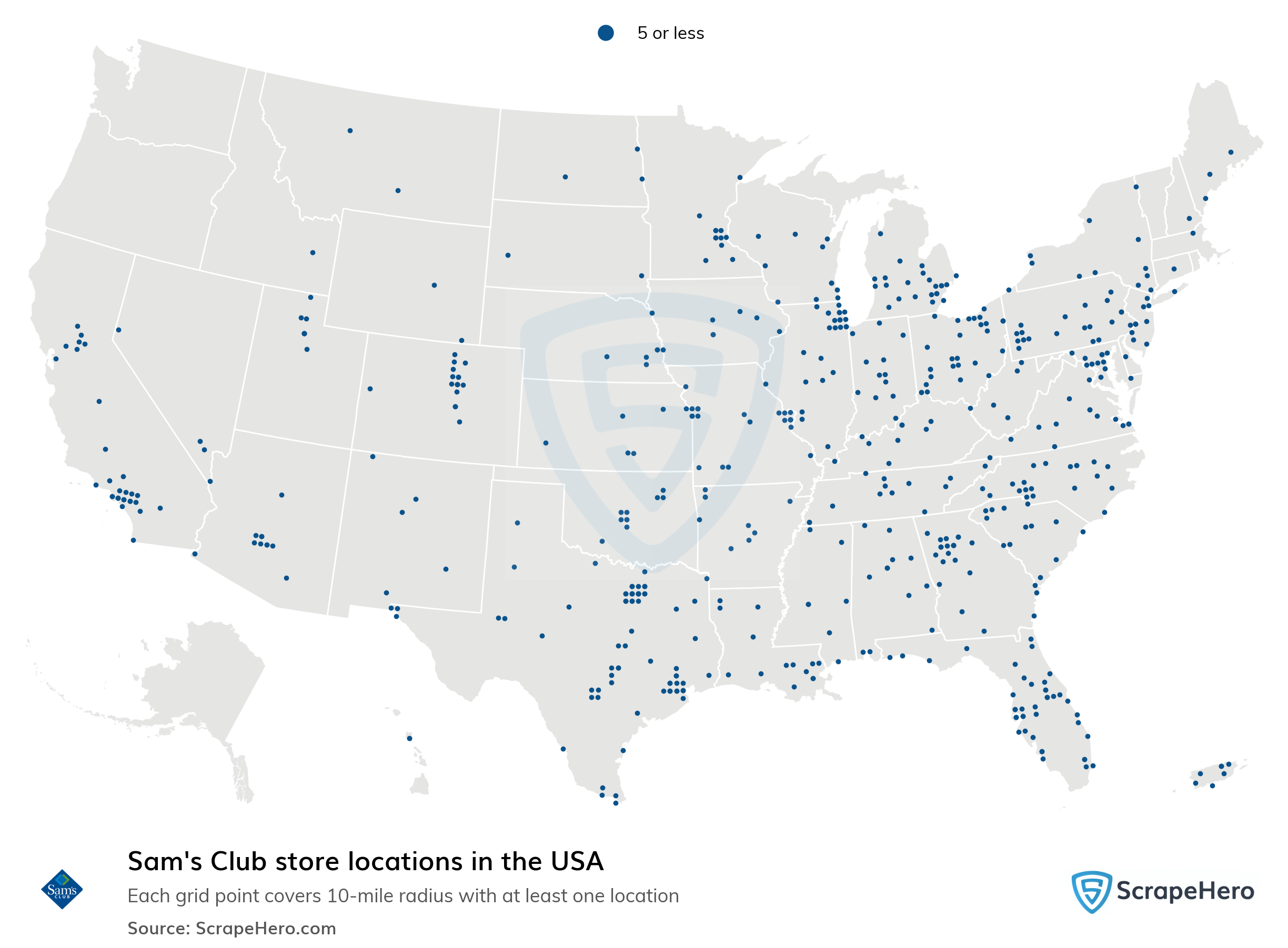 List of all Sam's Club store locations in the USA - ScrapeHero Data Store