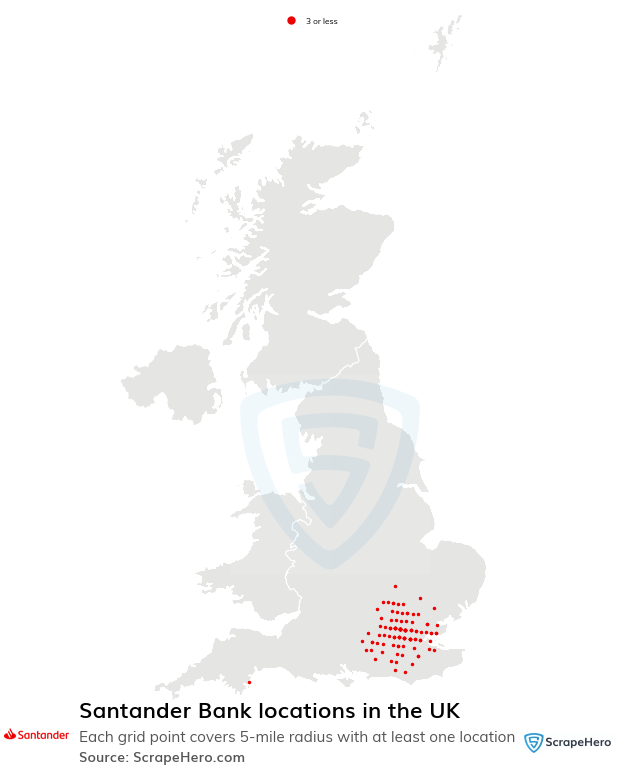 Santander Bank locations