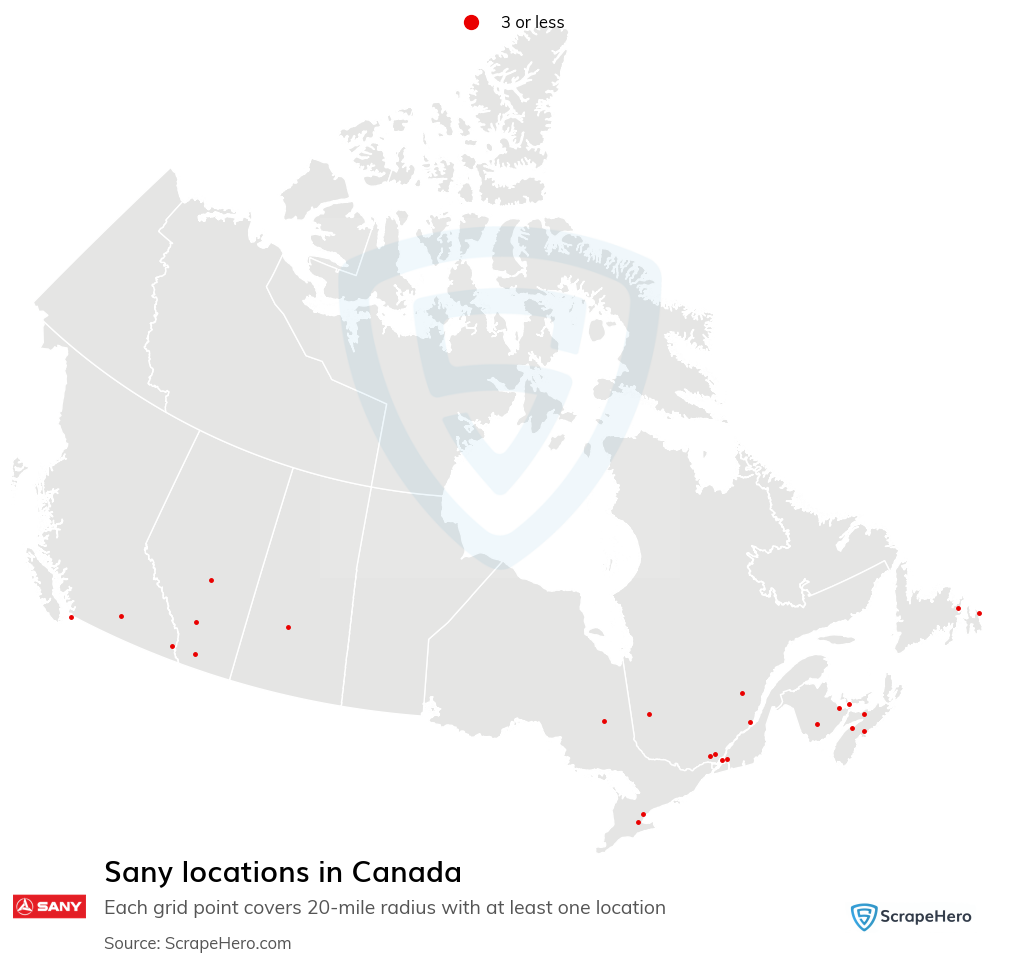 Sany dealership locations