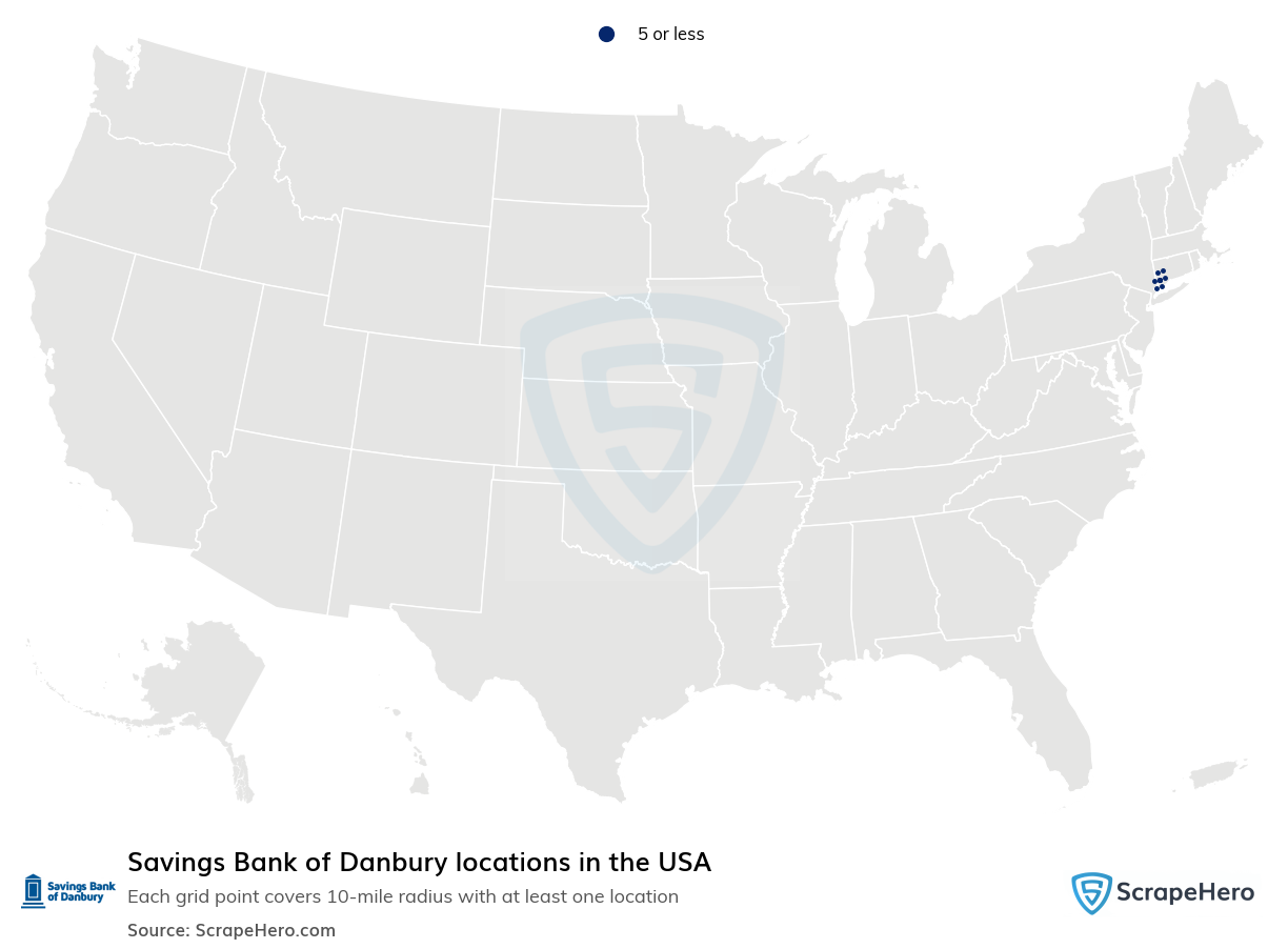 Savings Bank of Danbury locations