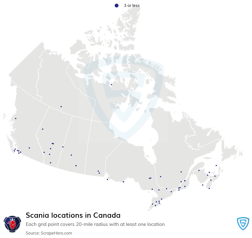 Scania dealer locations