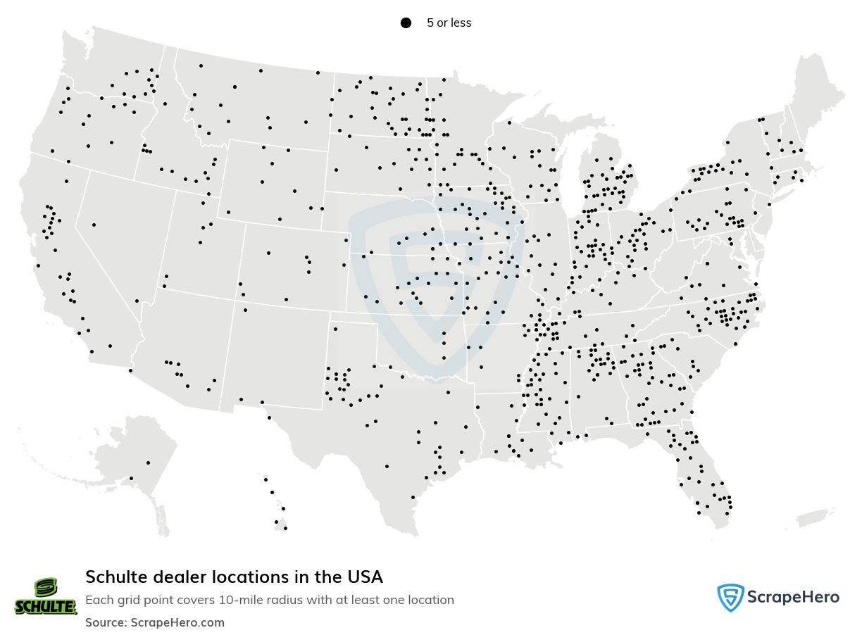 Schulte dealer locations