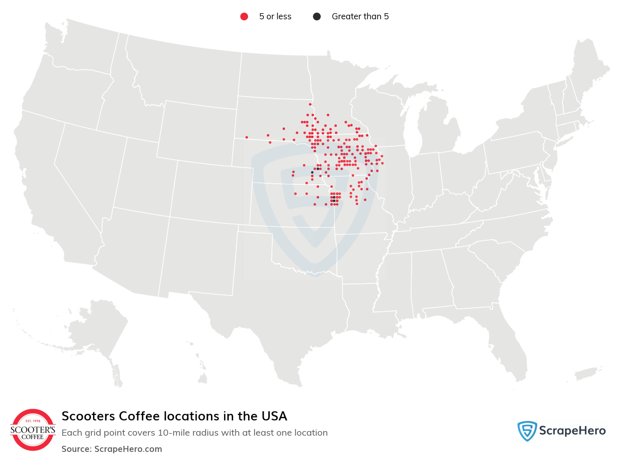 Scooters Coffee locations