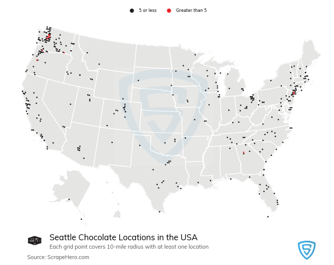 Seattle Chocolate store locations