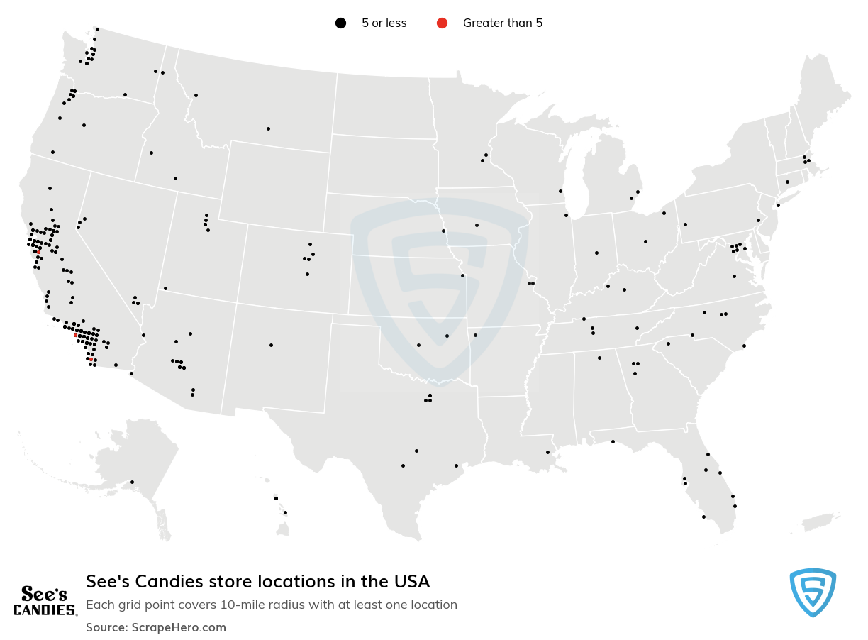 See's Candies store locations