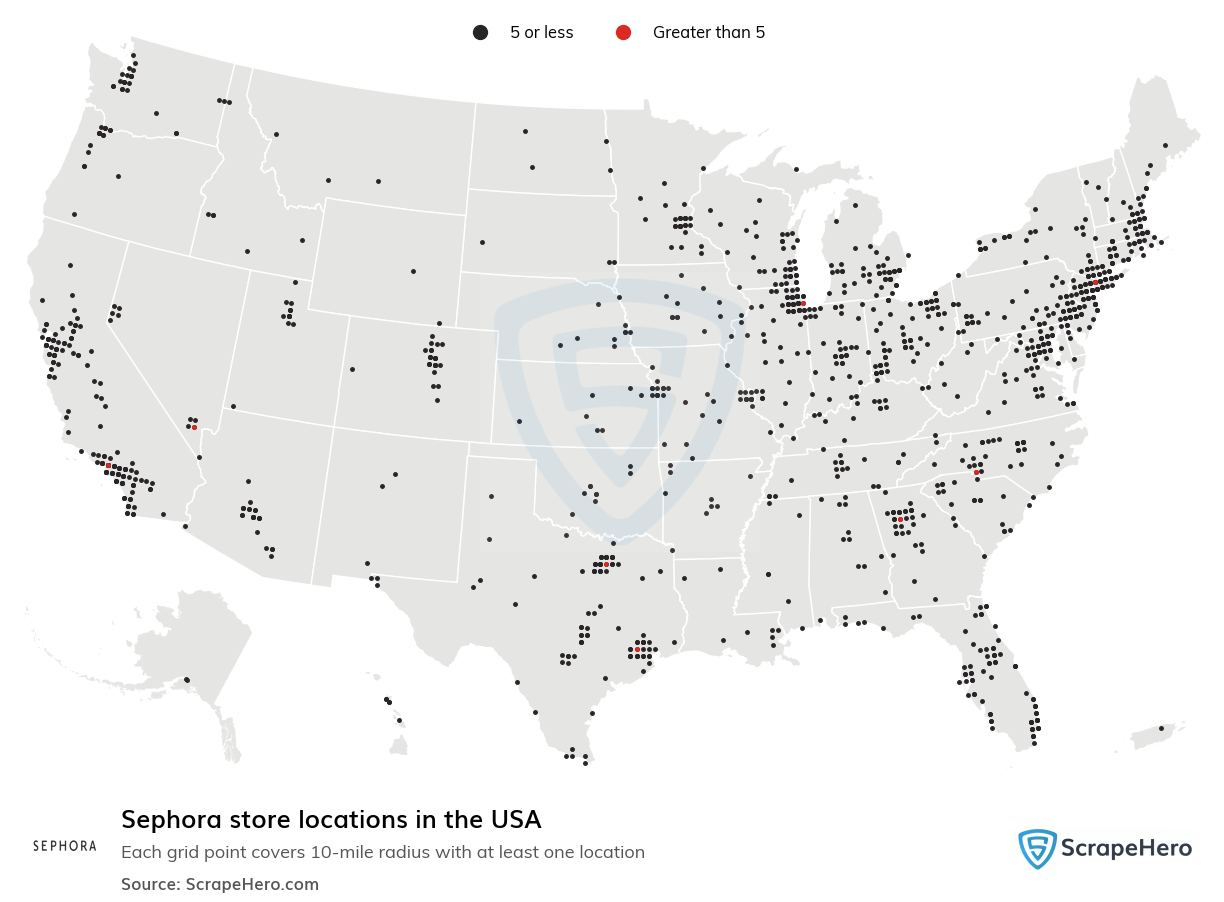 Sephora store locations