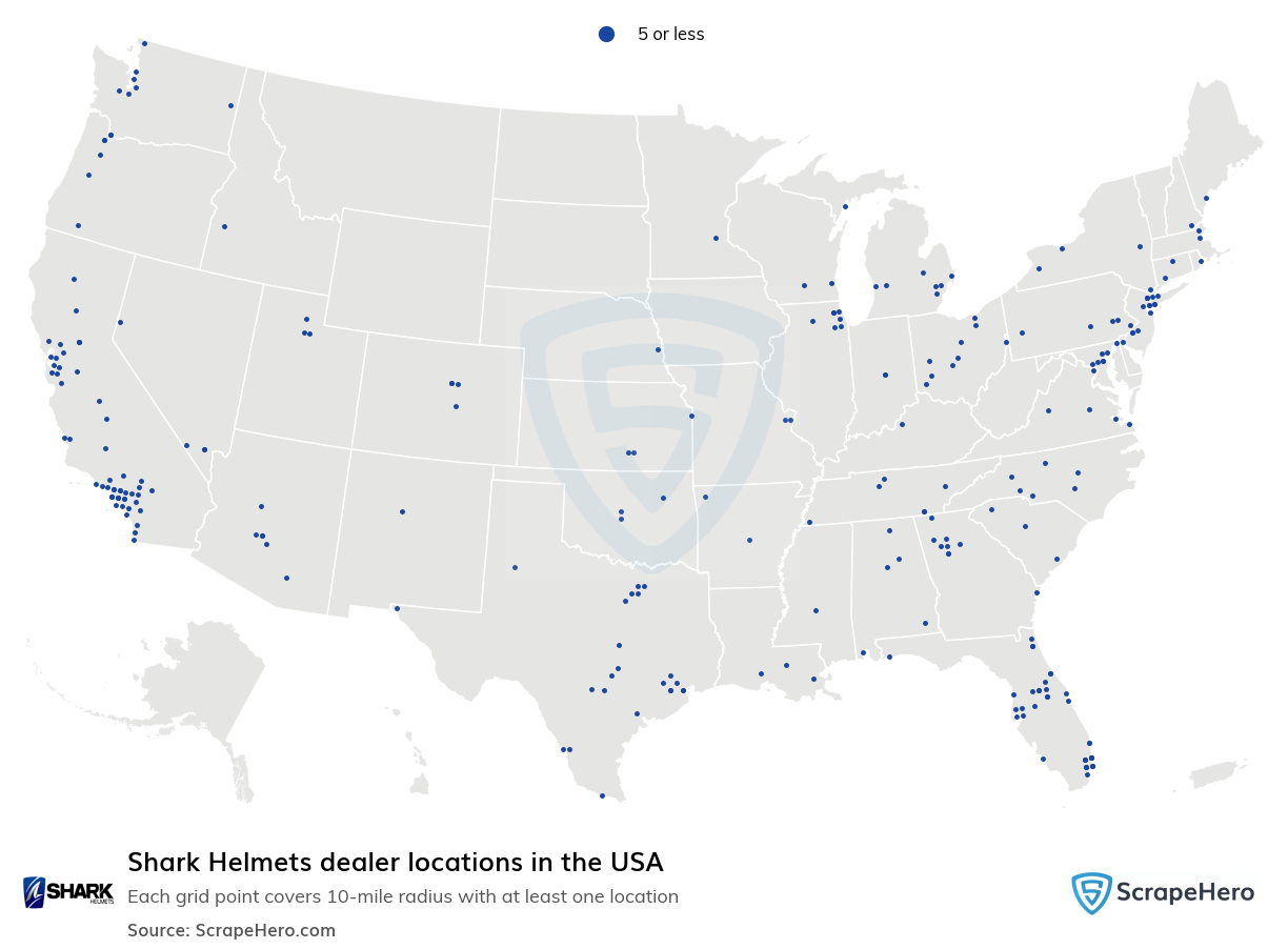 Shark Helmets dealer locations