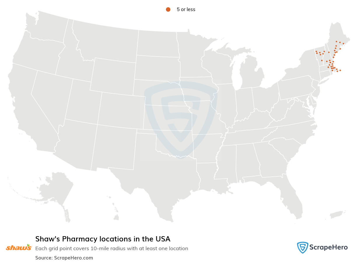 Shaw's Pharmacy locations