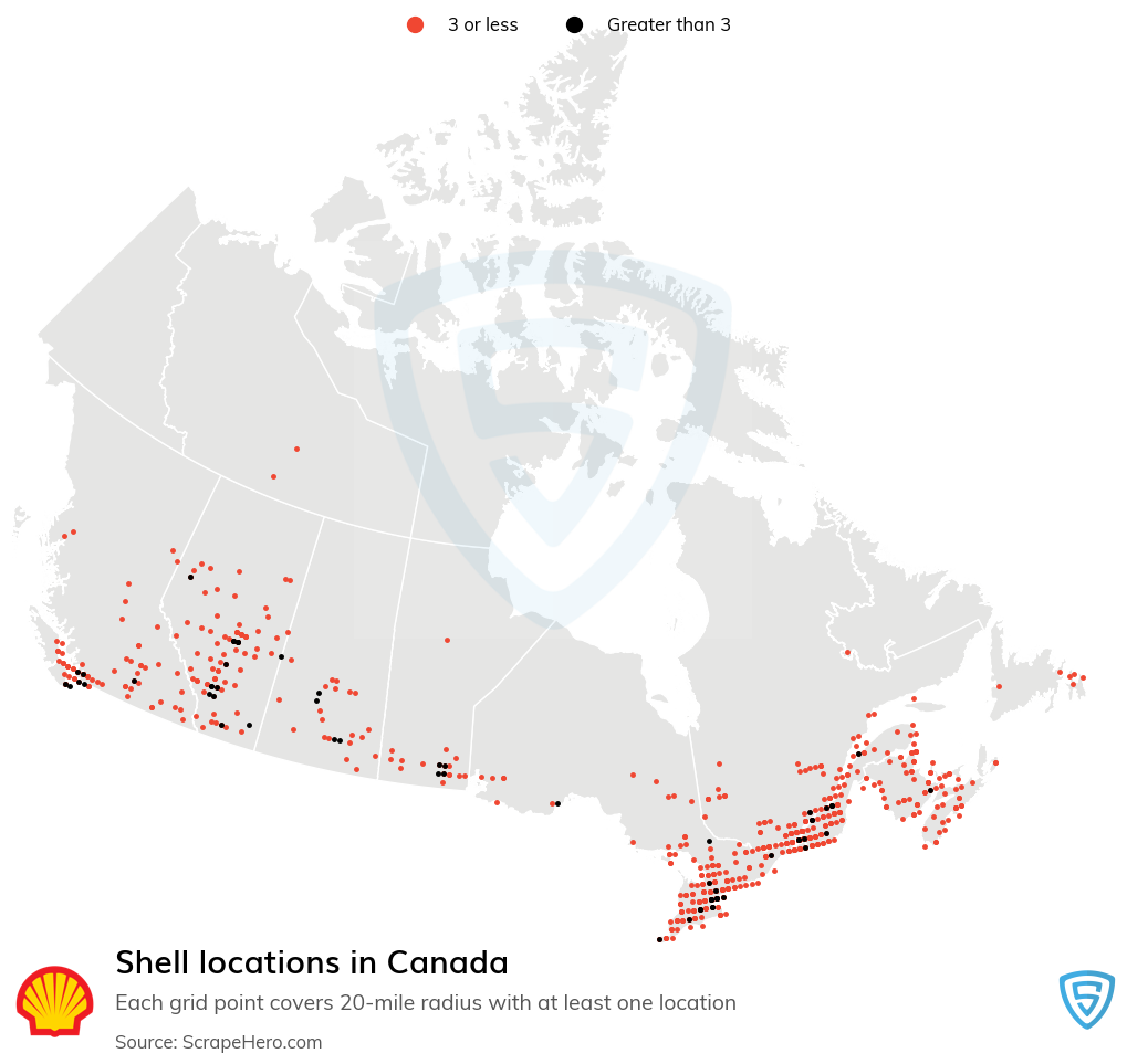 Shell gas station locations