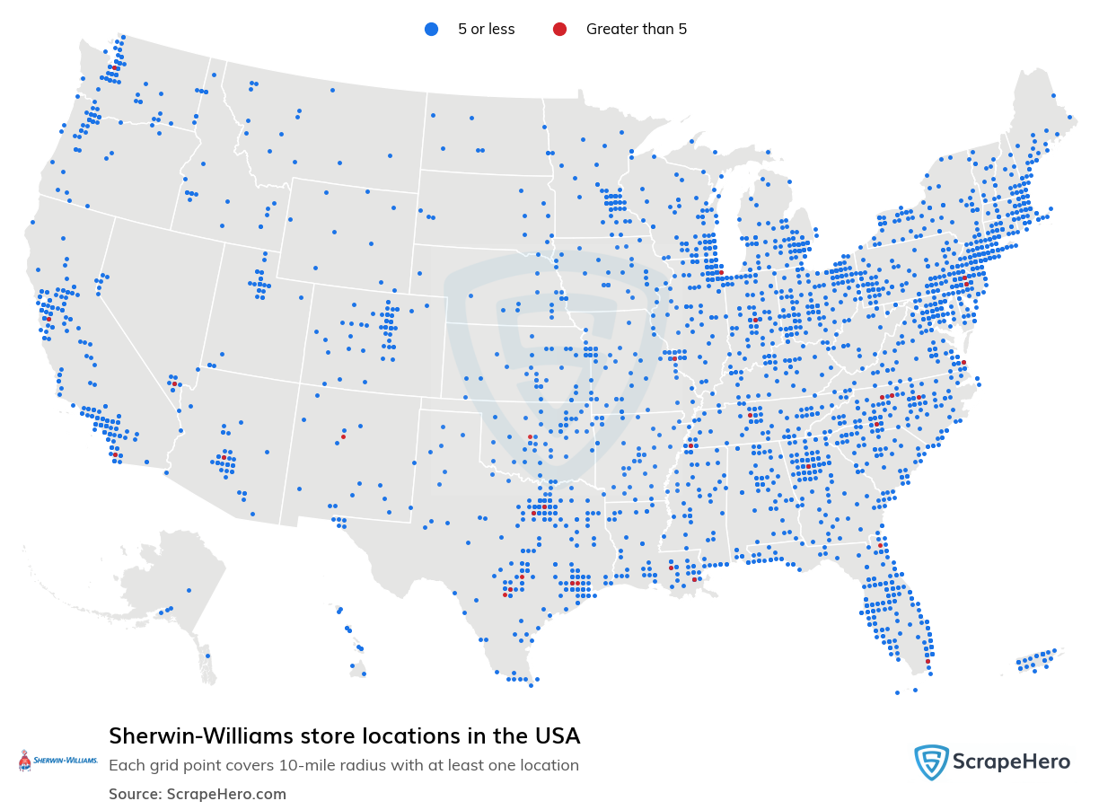 Sherwin-Williams store locations