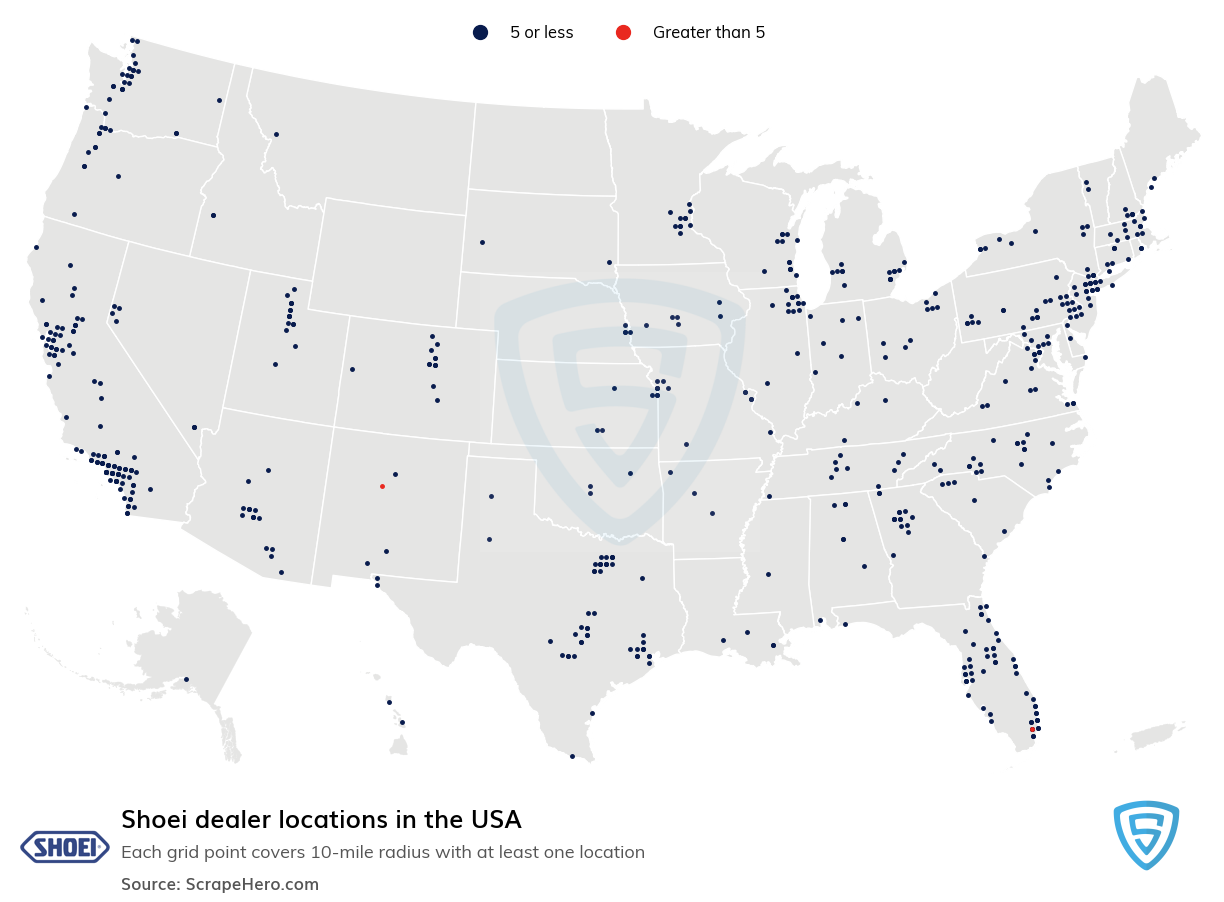 Shoei dealer locations