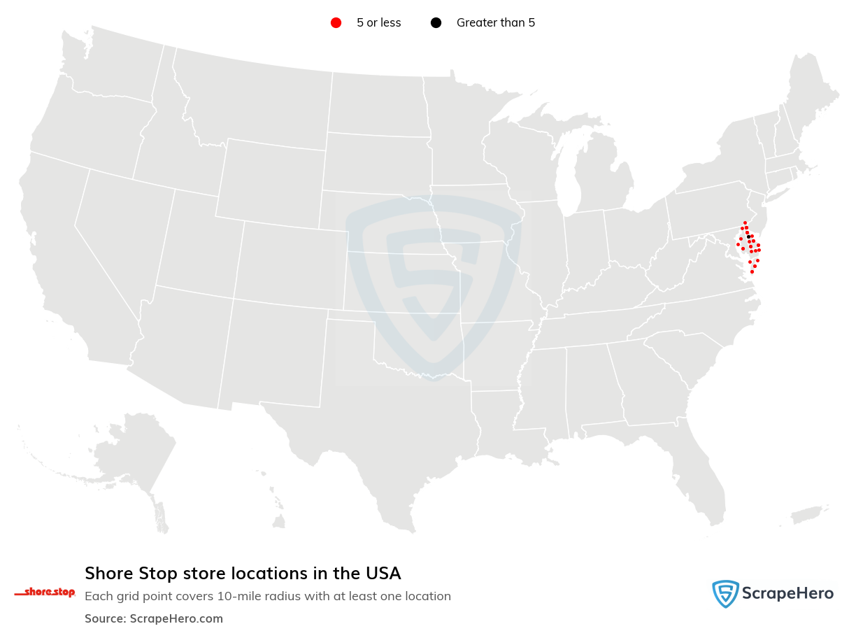 Shore Stop store locations