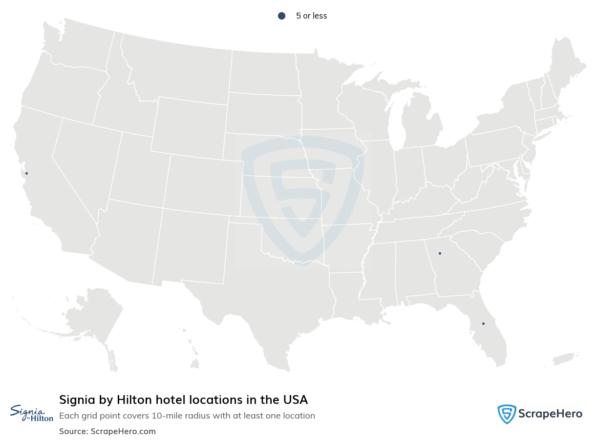 Signia by Hilton hotel locations