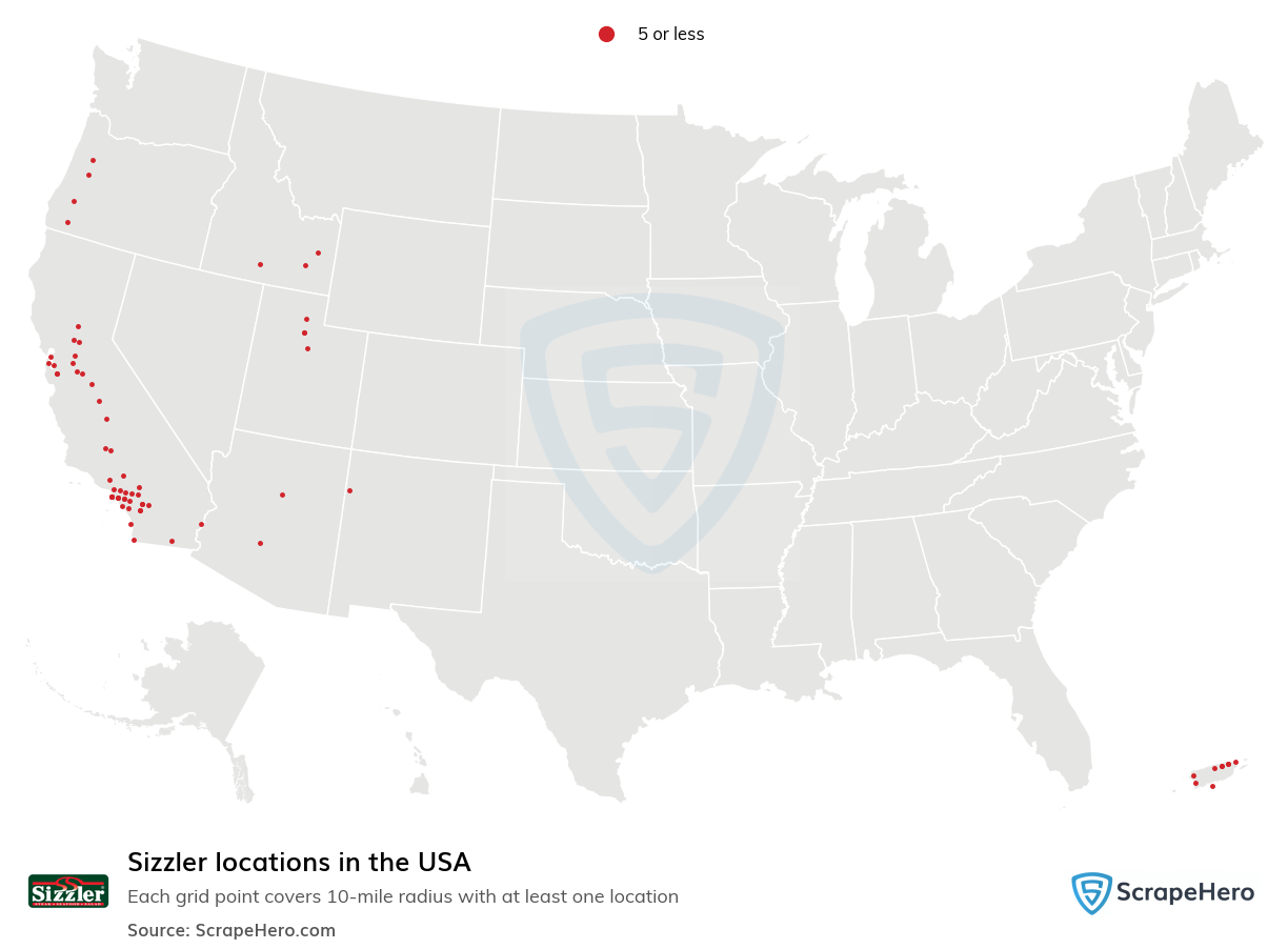 Sizzler locations