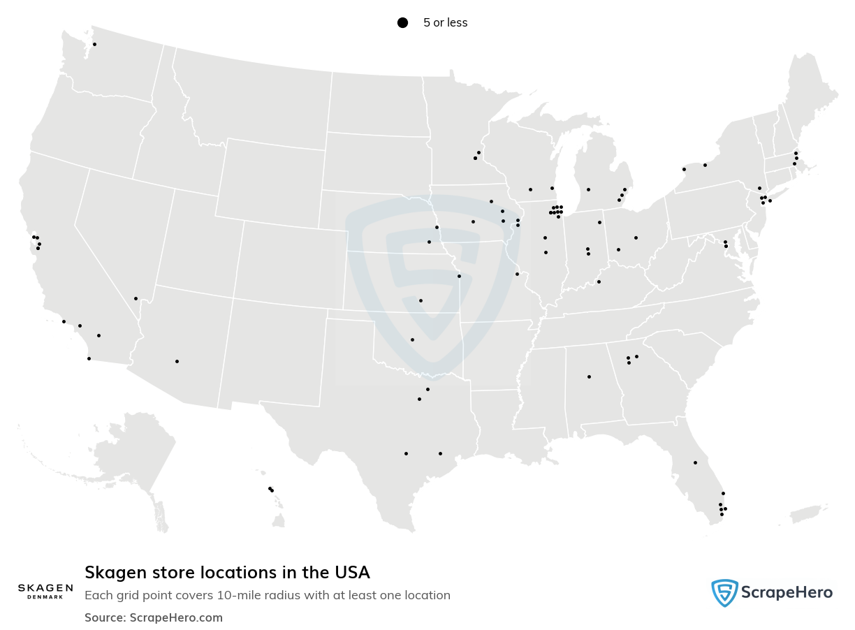 Skagen store locations