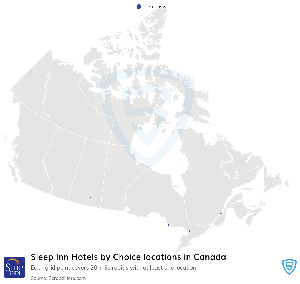 Sleep Inn Hotels by Choice locations