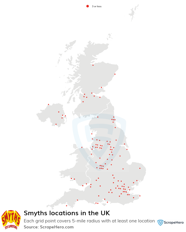 Smyths store locations