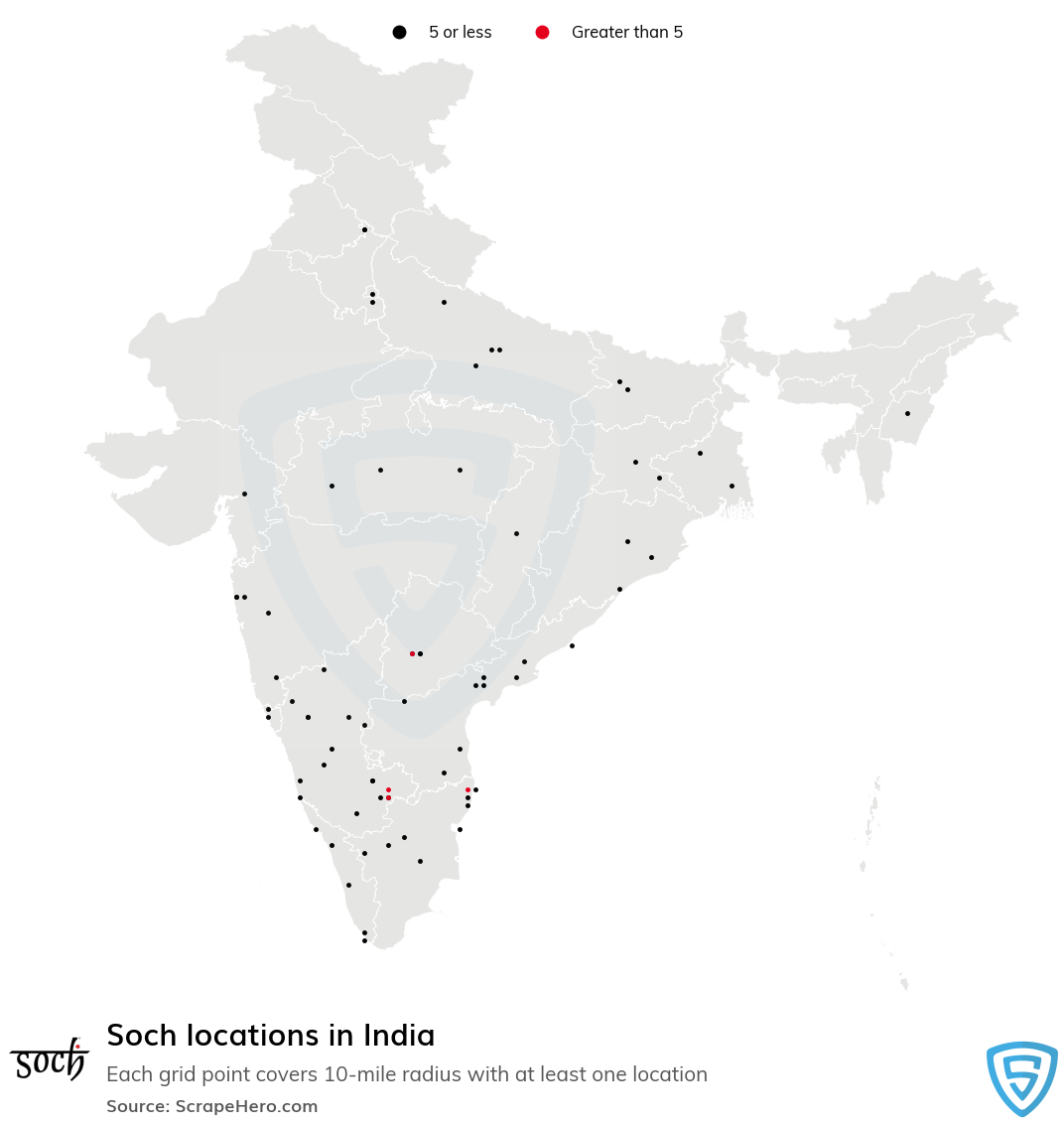Soch retail store locations