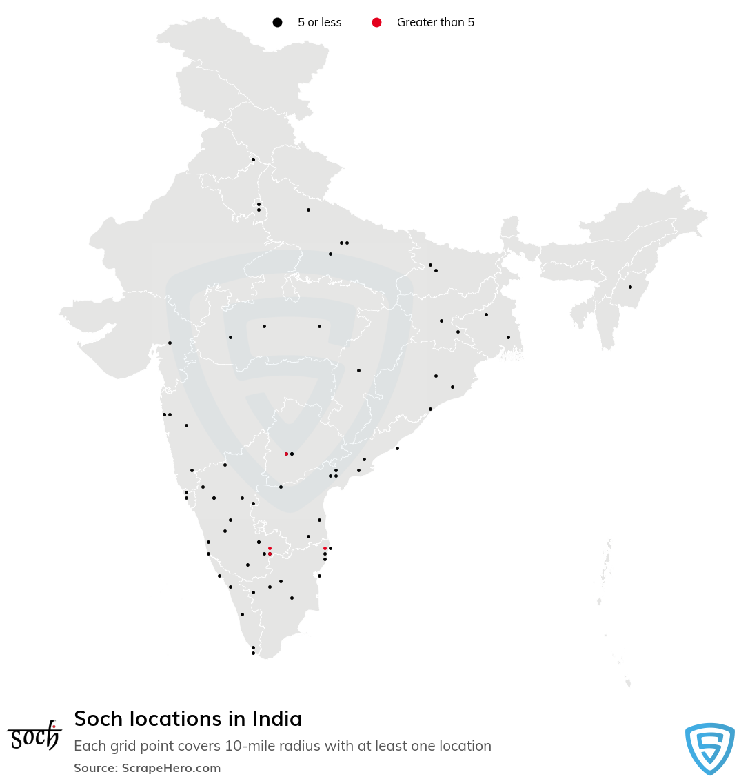 Soch store locations