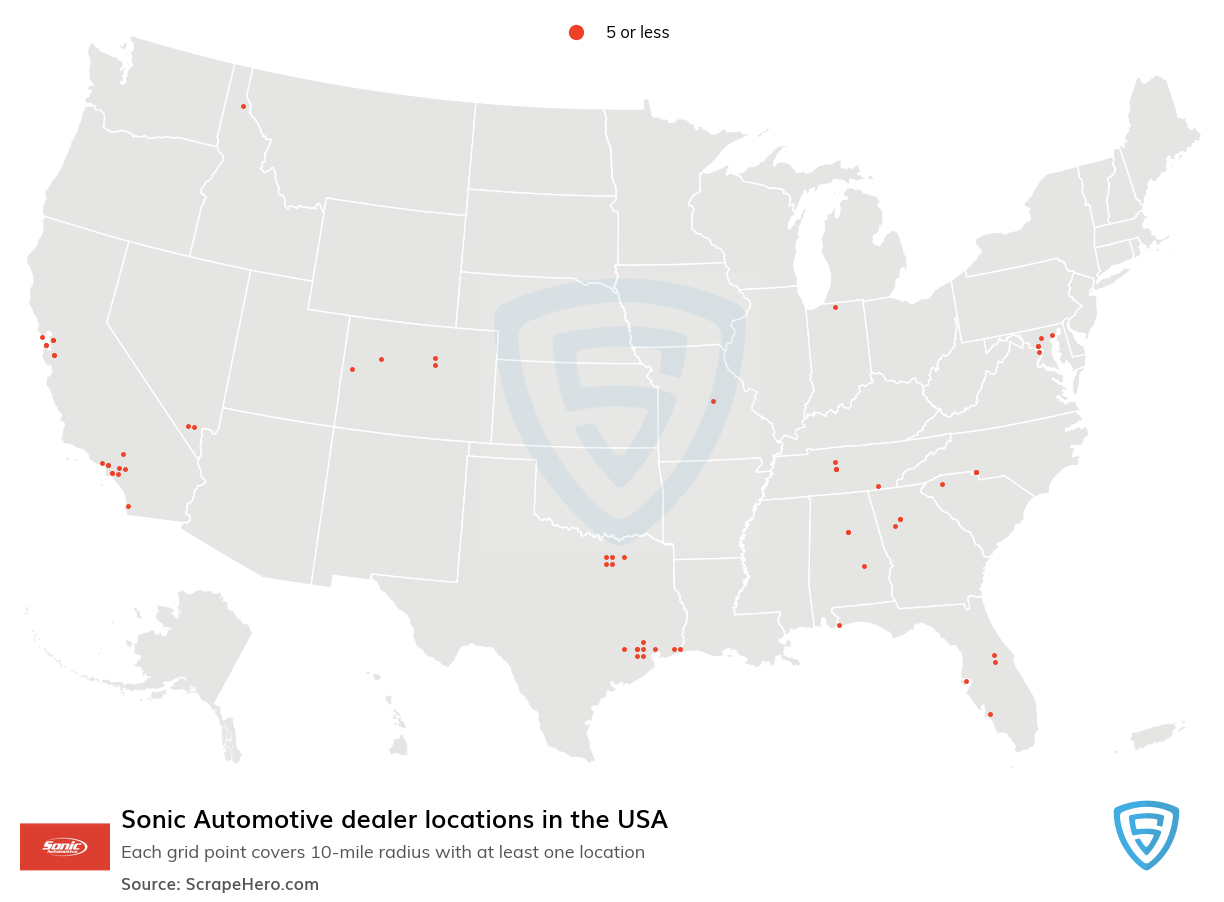 Sonic Automotive dealership locations