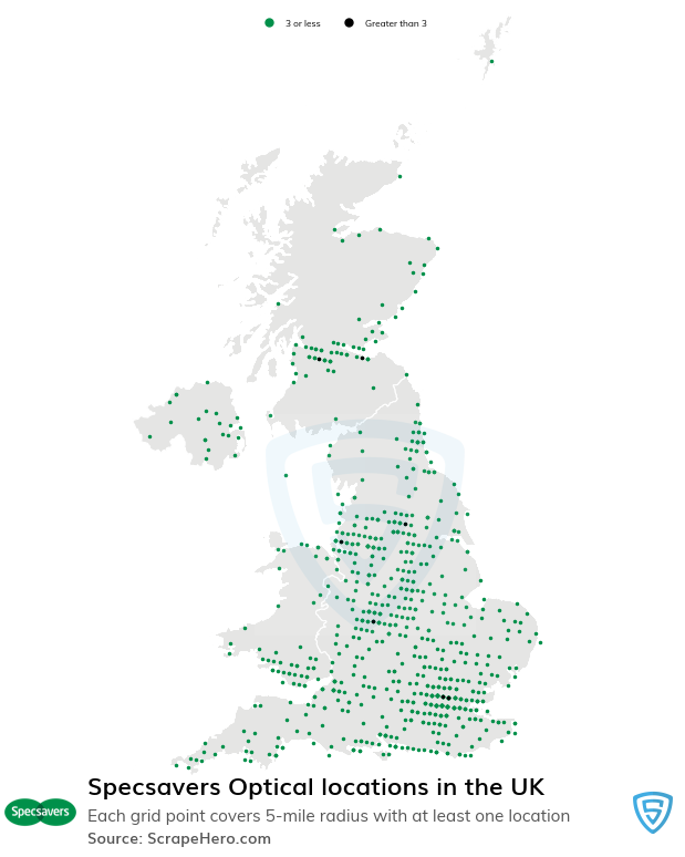 Specsavers Optical store locations