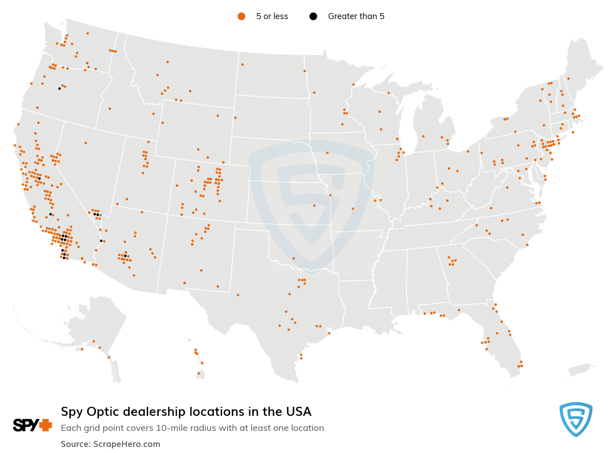 Spy Optic dealership locations