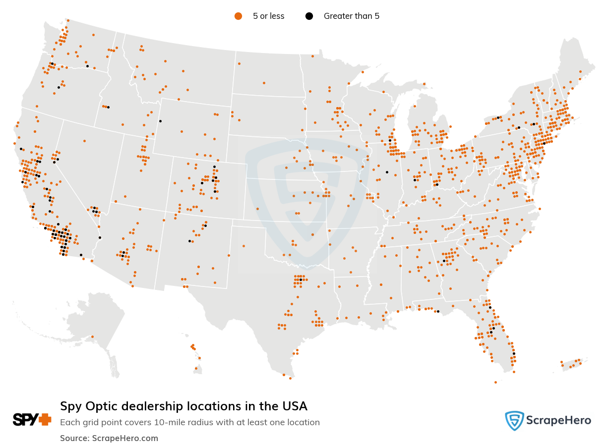 Spy Optic dealership locations